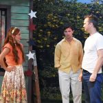 The cast of How High the Moon gathers for a Fourth of July family celebration in Barbara Nell Beery's play at Theatre West.