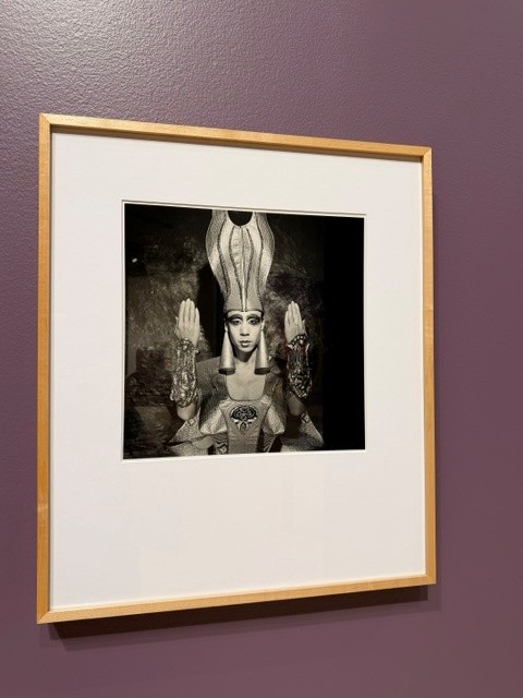 Black-and-white portrait inspired by ancient Egyptian symbolism in A Queer Arcana: Art, Magic, and Spirit.