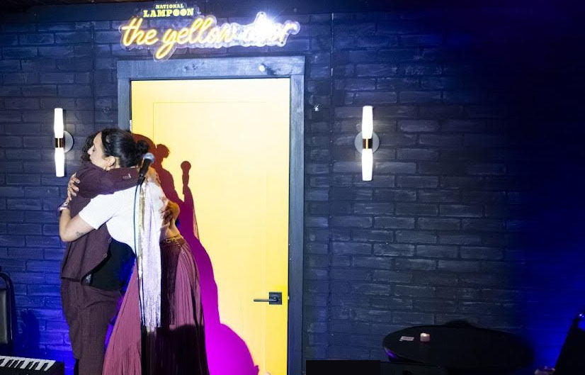 Harper-Rose Drummond takes the stage in Adult Baby Doll while Greg Hoffman accompanies on piano during the Hollywood Fringe Festival.
