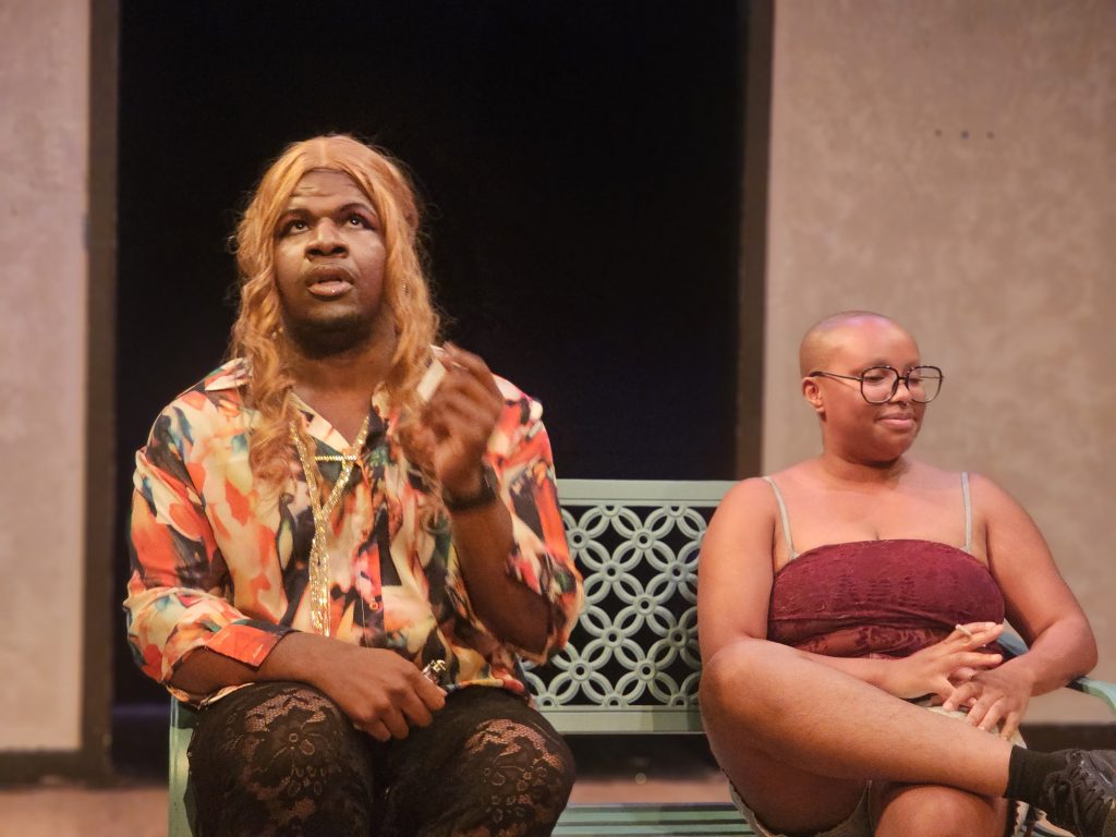 Cast members confront the chaos of getting a Real ID in the comedy Real ID from Hot Summer Nights – The Musicals.