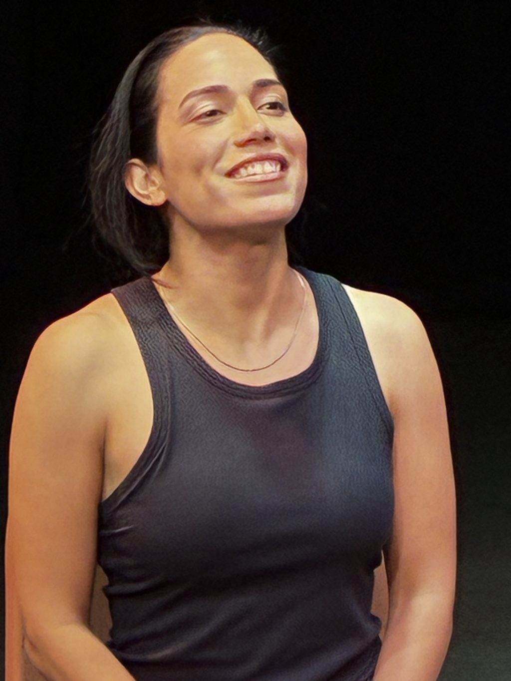 Gabriela Pedraza performs in Committed during Casa 0101’s Stand in the Light solo show festival.