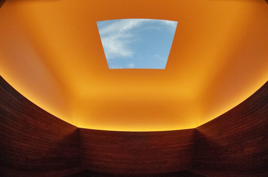 Green Mountain Falls Skyspace sunset light art installation