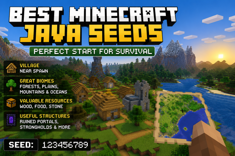 How to Get a Good Survival Seed in Minecraft Java