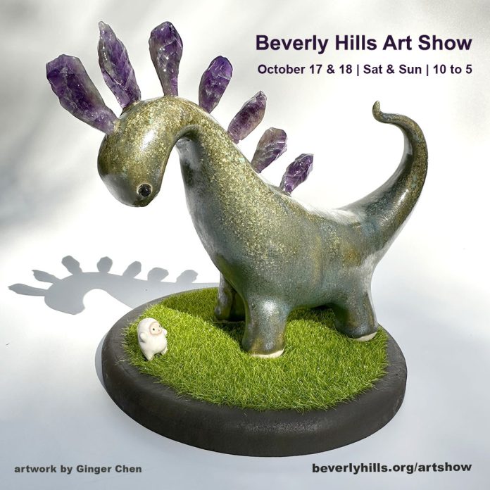 1025x1025_Noho_Oct2026_2 Beverly Hills Art Show October 17 and 18 promotional graphic - Art by Ginger Chen