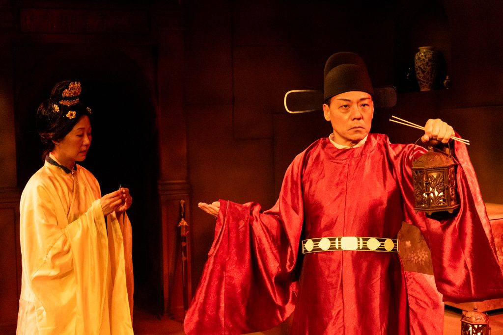 Alt text: Dynastic China scene from In the Tomb of Ten Thousand Calendars featuring two characters in period costumes.