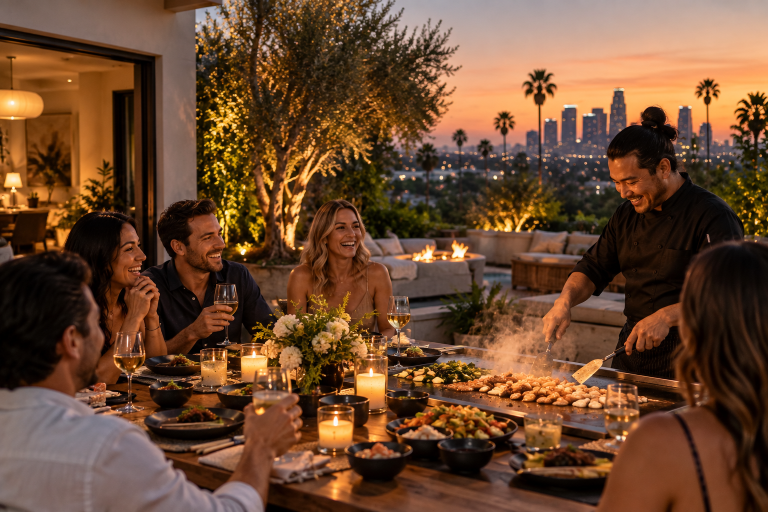 From Patio Dinners to Chef-Led Shows: How Los Angeles Is Rethinking At-Home Entertaining