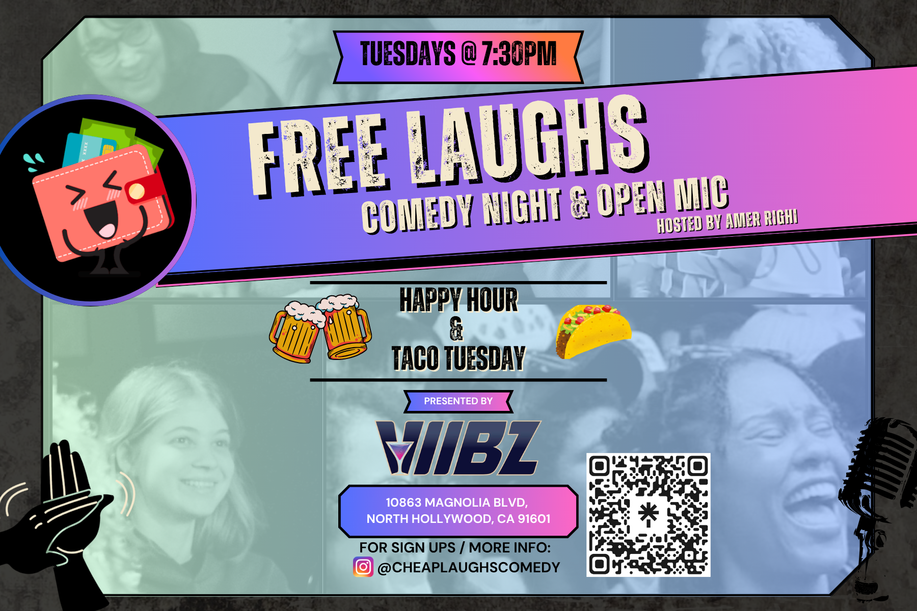 Free Laughs Comedy Night Label 1 1