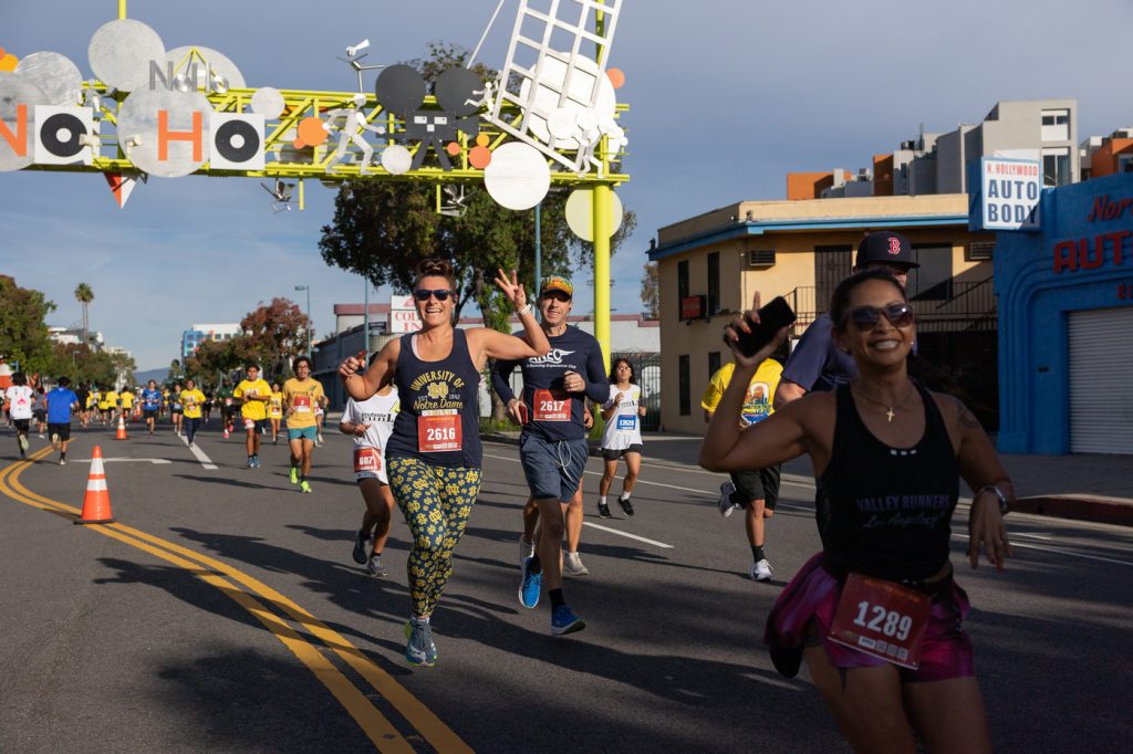 Drumstick Dash LA 2026 under the NoHo sign